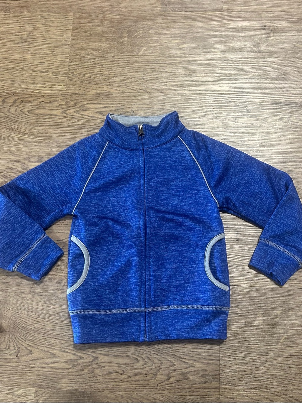 Roots Kids Royal Blue Zip-Up Hoodie
